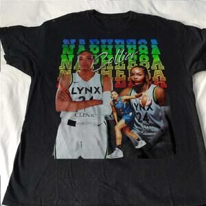 Napheesa Collier  Minnesota Lynx  Unisex Black Graphics Shirt